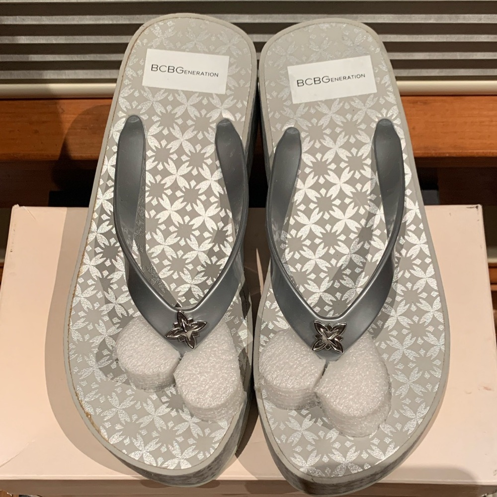 BCBGeneration Giselle Metallic Silver